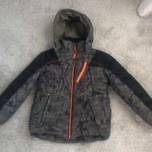 Protection System puffer hoodie jacket for boy.Size 8